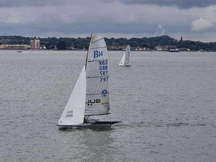 B14 TT at Weston photo copyright Mike Murley taken at Weston Sailing Club and featuring the B14 class