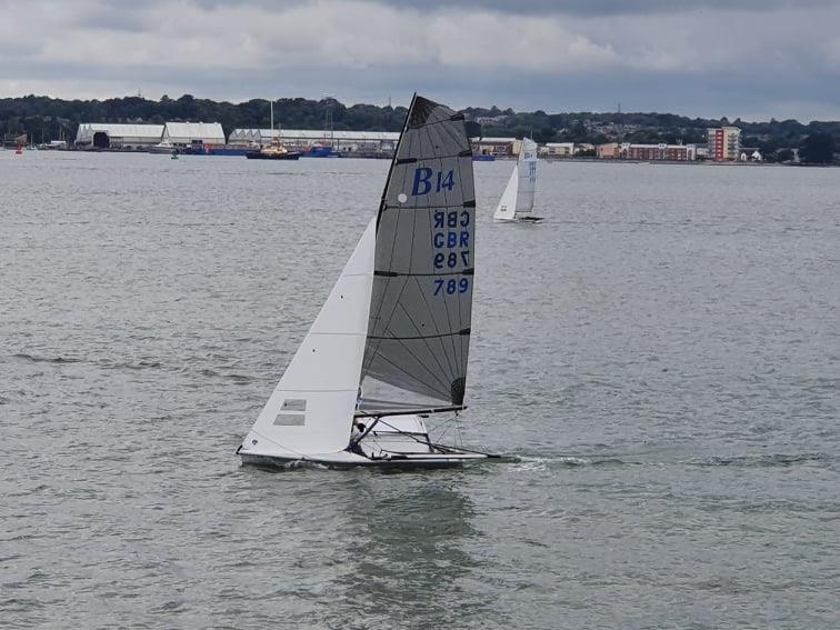 B14 TT at Weston photo copyright Mike Murley taken at Weston Sailing Club and featuring the B14 class