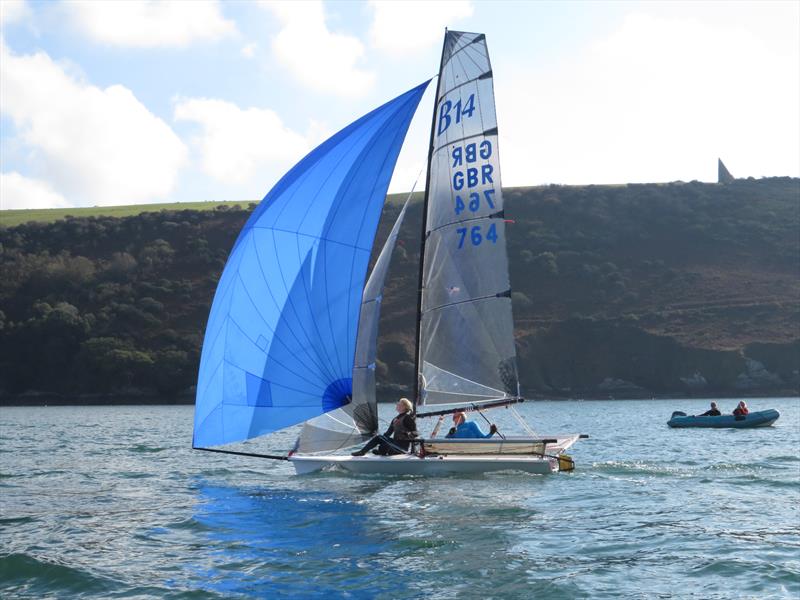 Allspars Final Fling 2021 in Plymouth photo copyright Keith Davies taken at Royal Western Yacht Club, England and featuring the B14 class