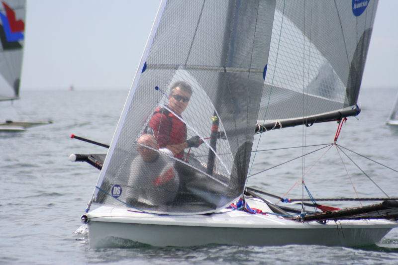 Racing at the B14 Nationals in Plymouth photo copyright Dawn Barnsley-Dale taken at Mayflower Sailing Club and featuring the B14 class