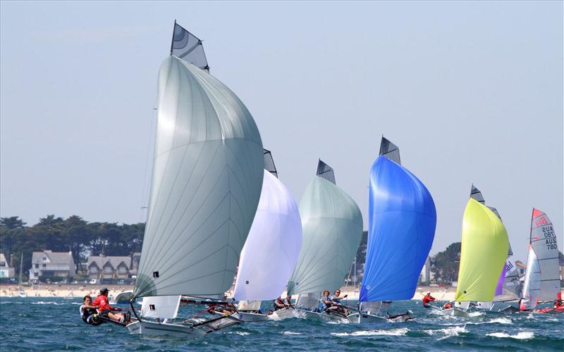 B14 Europeans 2010 in Carnac photo copyright Tom Gruitt / www.fotoboat.com taken at Yacht Club de Carnac and featuring the B14 class