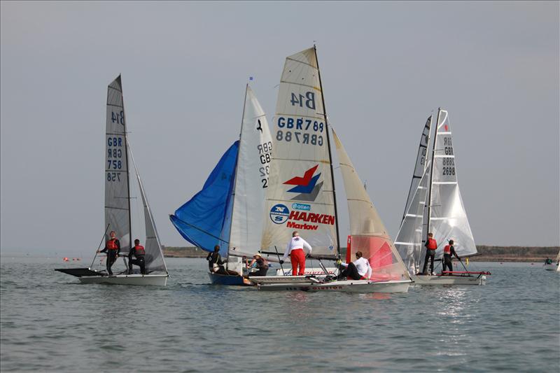 B14s at the Hoo Freezer photo copyright Mark Bloomfield taken at Hoo Ness Yacht Club and featuring the B14 class