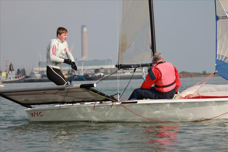 B14s at the Hoo Freezer photo copyright Mark Bloomfield taken at Hoo Ness Yacht Club and featuring the B14 class
