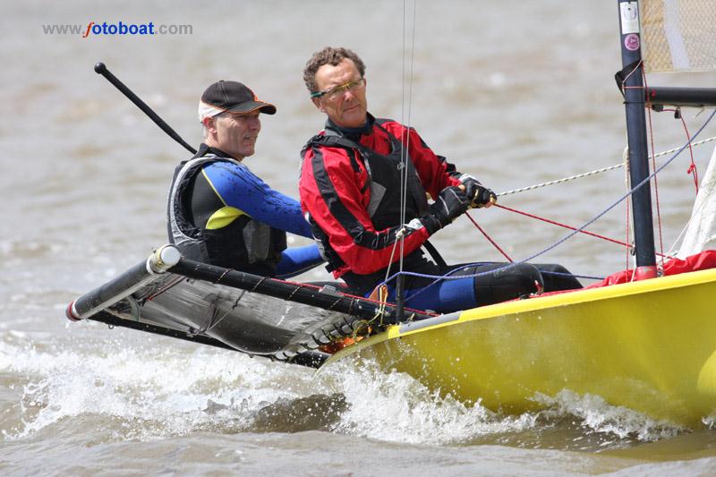 River Exe Regatta at Lympstone photo copyright Mike Rice / www.fotoboat.com taken at Lympstone Sailing Club and featuring the B14 class