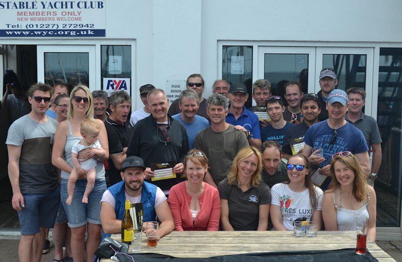 GUL B14 TT Round 3 at Whitstable photo copyright Alex Hayes taken at Whitstable Yacht Club and featuring the B14 class