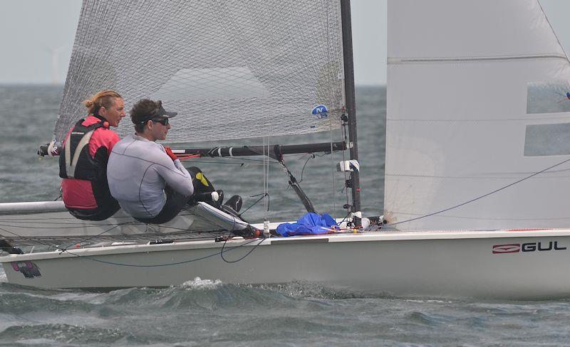 GUL B14 TT Round 3 at Whitstable photo copyright Alex Hayes taken at Whitstable Yacht Club and featuring the B14 class