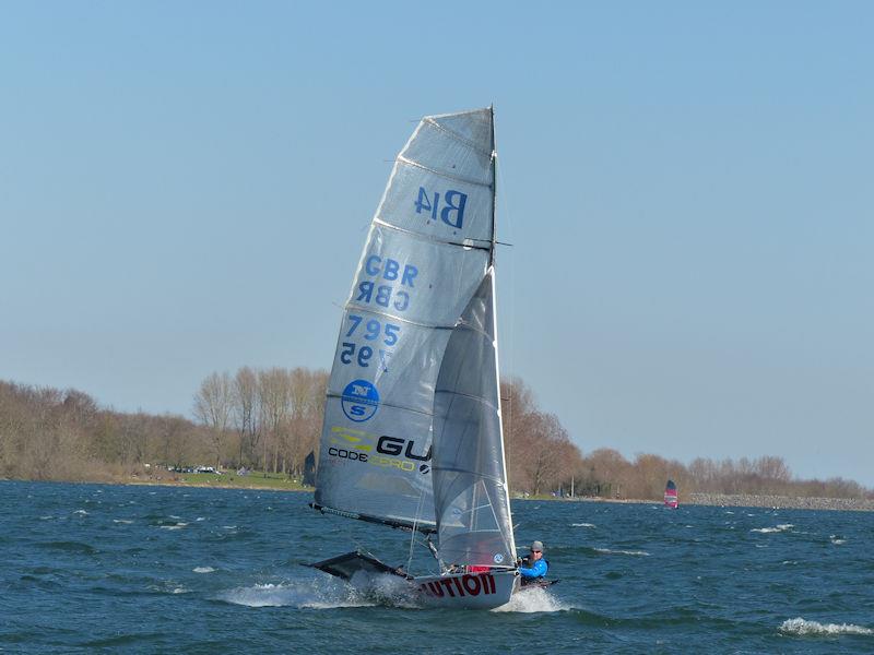 B14 Inland Championship at Rutland photo copyright John Willams taken at Rutland Sailing Club and featuring the B14 class