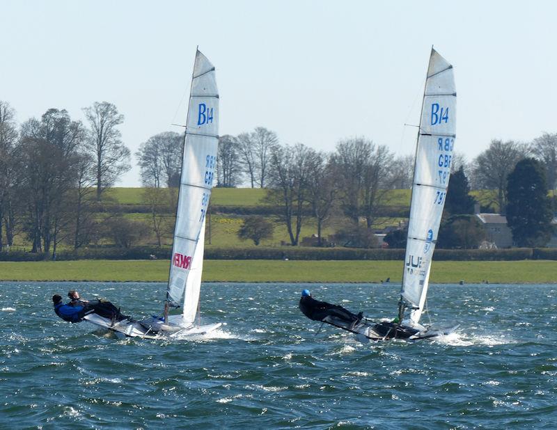 B14 Inland Championship at Rutland photo copyright John Willams taken at Rutland Sailing Club and featuring the B14 class