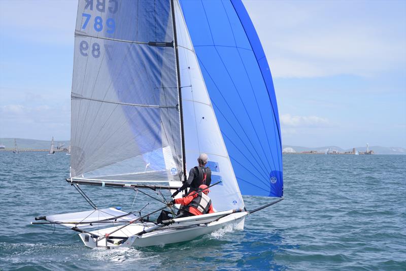 B14 TT Round 3 at the 2022 Weymouth Skiff Open - photo © Richard Bowers