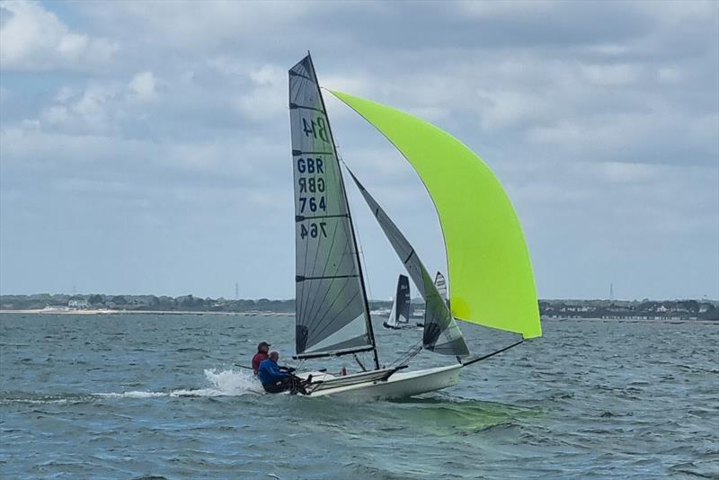 B14 TT at Lee-on-the-Solent photo copyright Kathy Sherratt / Alan Davis taken at Lee-on-the-Solent Sailing Club and featuring the B14 class