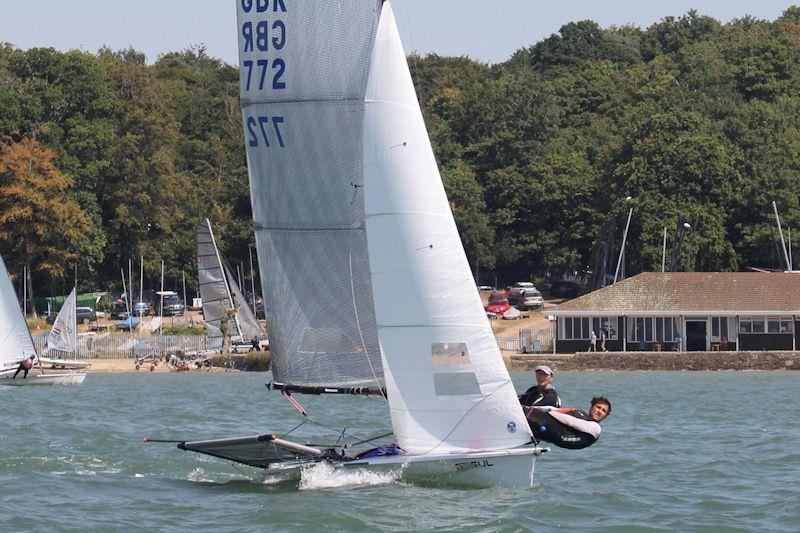 B14 Invitational and TT round 4 at Weston photo copyright Alan Davis taken at Weston Sailing Club and featuring the B14 class