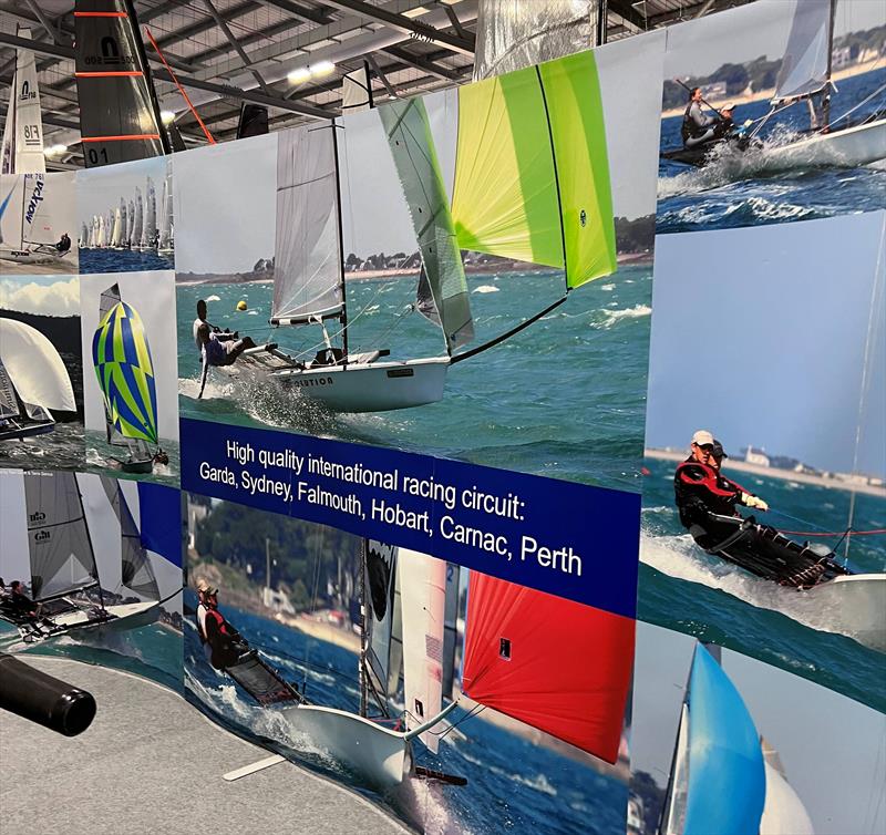 B14 Stand at the RYA Dinghy & Watersports Show 2023 photo copyright Crispin Taylor taken at RYA Dinghy Show and featuring the B14 class