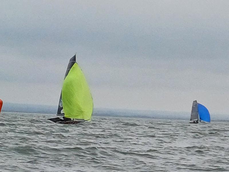 Whitstable Harbour Gin B14 TT at Whitstable  photo copyright Jo Wyles taken at Whitstable Yacht Club and featuring the B14 class