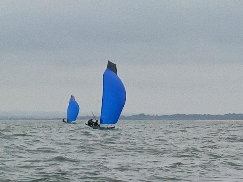 Whitstable Harbour Gin B14 TT at Whitstable  photo copyright Jo Wyles taken at Whitstable Yacht Club and featuring the B14 class