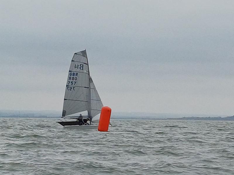 Whitstable Harbour Gin B14 TT at Whitstable  photo copyright Jo Wyles taken at Whitstable Yacht Club and featuring the B14 class