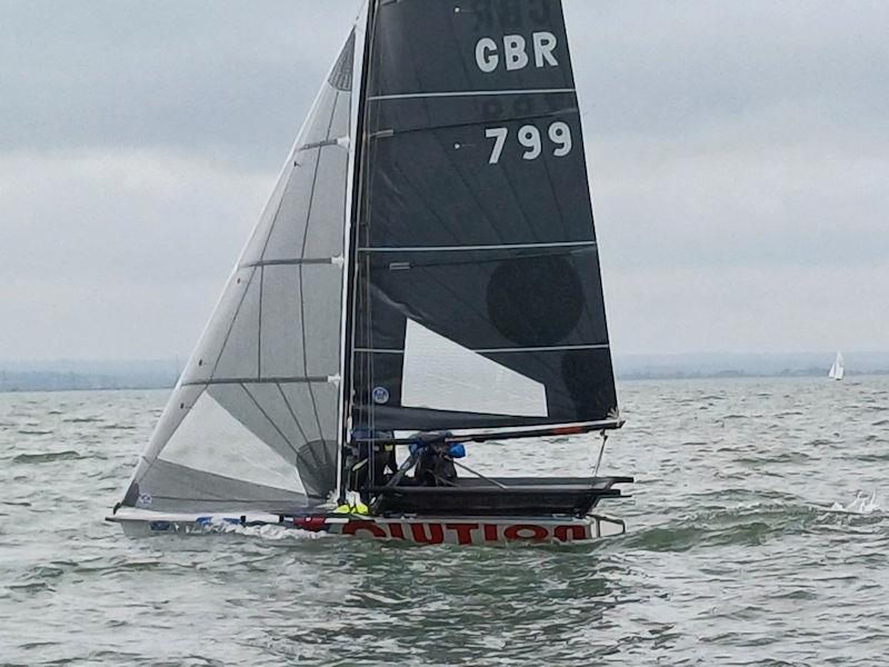 Whitstable Harbour Gin B14 TT at Whitstable  photo copyright Jo Wyles taken at Whitstable Yacht Club and featuring the B14 class