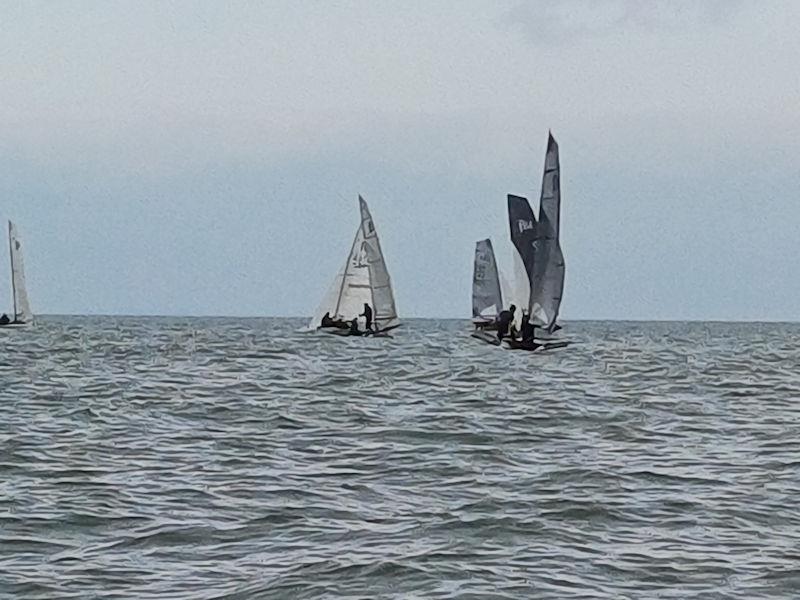 Whitstable Harbour Gin B14 TT at Whitstable  photo copyright Jo Wyles taken at Whitstable Yacht Club and featuring the B14 class