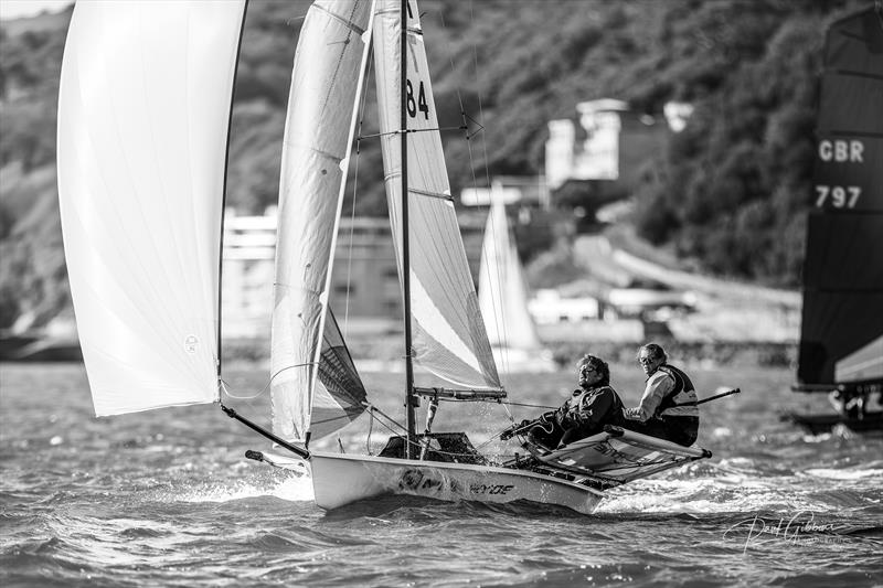 B14s at the Allspars Final Fling photo copyright Paul Gibbins Photography taken at Royal Western Yacht Club, England and featuring the B14 class