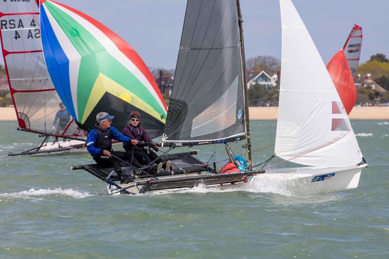 B14 Open at Stokes Bay photo copyright Tim Olin / www.olinphoto.co.uk taken at Stokes Bay Sailing Club and featuring the B14 class