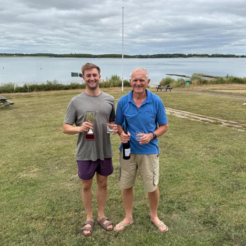 Jack Kilburn and Mark Barnes win the B14 Inlands at Grafham Water  - photo © Jack Kilburn