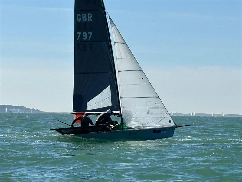 B14 TT at the Stokes Bay Skiff Open photo copyright Amanda Jenks taken at Stokes Bay Sailing Club and featuring the B14 class