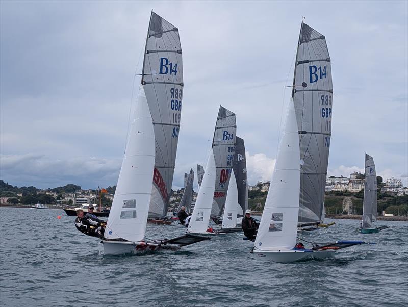 Pathfinder Homes B14 European and Global Championships at Torbay Day 3 photo copyright Royal Torbay Yacht Club taken at Royal Torbay Yacht Club and featuring the B14 class