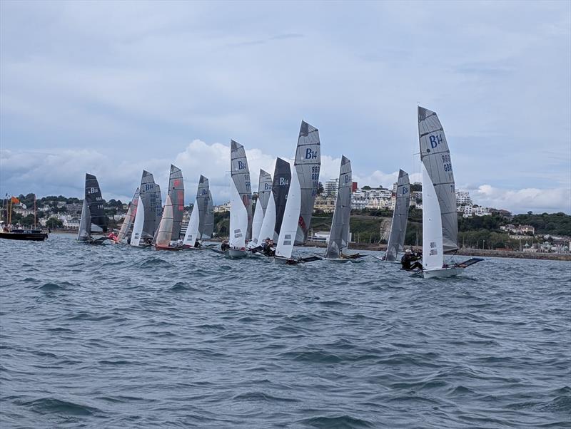 Pathfinder Homes B14 European and Global Championships at Torbay Day 3 photo copyright Royal Torbay Yacht Club taken at Royal Torbay Yacht Club and featuring the B14 class