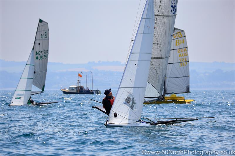 Pathfinder Homes B14 Global Championship at Torbay Day 2 photo copyright Tania Hutchings / www.50northphotography.co.uk taken at Royal Torbay Yacht Club and featuring the B14 class