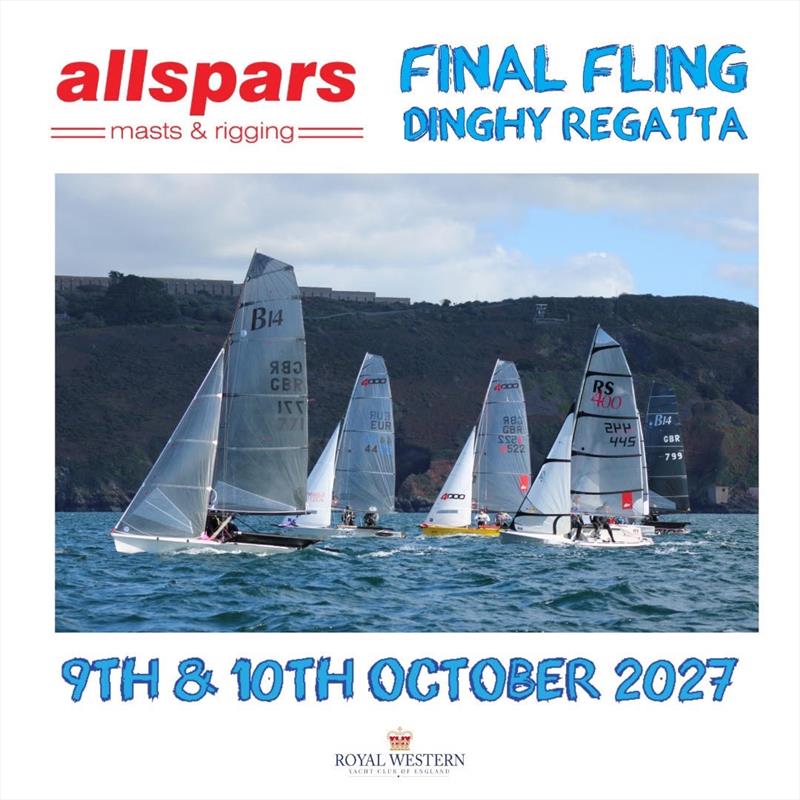 Allspars Final Fling Dinghy Regatta 2027 dates - photo © Nicola Davies