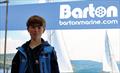 Ralph Hadley on the Barton stand at the RYA Dinghy and Watersports Show &copy; Mark Jardine