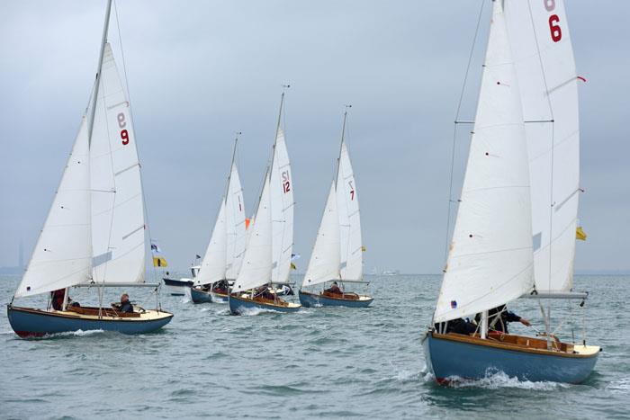 Bembridge One Designs race boat for boat on day 3 at Charles Stanley Direct Cowes Classics Week - photo © Rick Tomlinson / www.rick-tomlinson.com