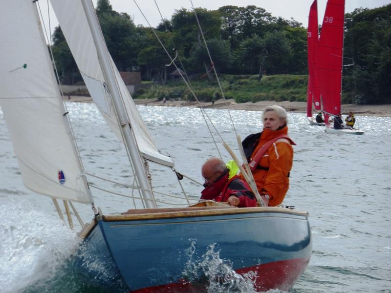 Late August racing at Bembridge photo copyright Mike Samuelson taken at Bembridge Sailing Club and featuring the Bembridge One Design class