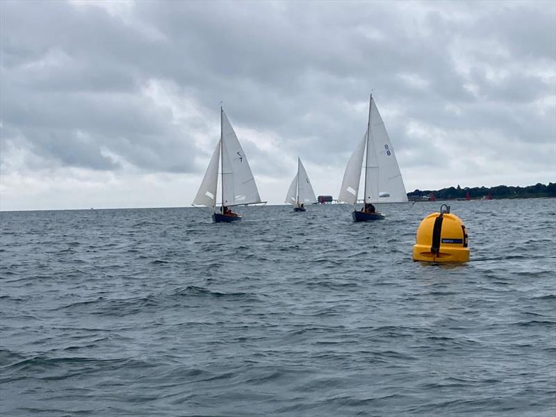 Bembridge keelboat racing on Sunday 11th July photo copyright Mark & Jo Downer taken at Bembridge Sailing Club and featuring the Bembridge One Design class