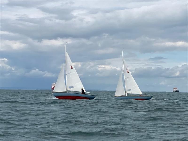 BODs 8 and 9 during the Bembridge Keepboat Racing in the final week of July photo copyright Rob Mathieson taken at Bembridge Sailing Club and featuring the Bembridge One Design class