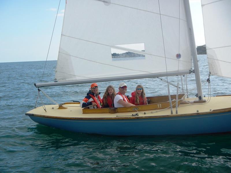 Bembridge late August keelboat racing photo copyright Mike Samuelson taken at Bembridge Sailing Club and featuring the Bembridge One Design class