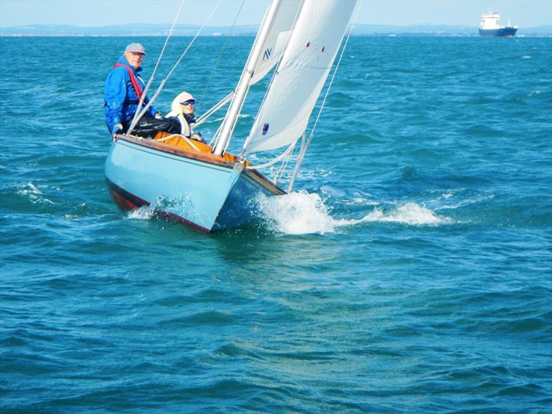 September sunshine for the Bembridge keelboats photo copyright Mike Samuelson taken at Bembridge Sailing Club and featuring the Bembridge One Design class