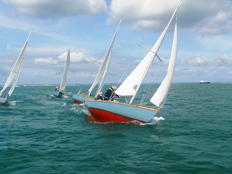 September sunshine for the Bembridge keelboats photo copyright Mike Samuelson taken at Bembridge Sailing Club and featuring the Bembridge One Design class