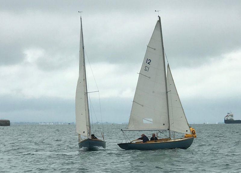 July racing for the Bembridge One-Designs photo copyright Jim Conybeare-Cross taken at Bembridge Sailing Club and featuring the Bembridge One Design class