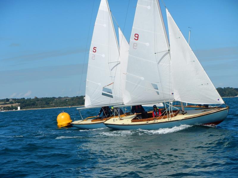 Keelboat racing at Bembridge Sailing Club in August photo copyright Mike Samuelson taken at Bembridge Sailing Club and featuring the Bembridge One Design class