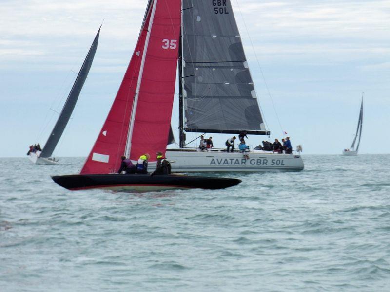 Bembridge Redwing and One-Design racing on the Round the Island Race weekend - photo © Mike Samuelson