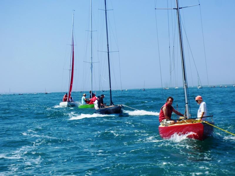 Very light winds make only one race possible at Bembridge over the weekend - photo © Mike Samuelson