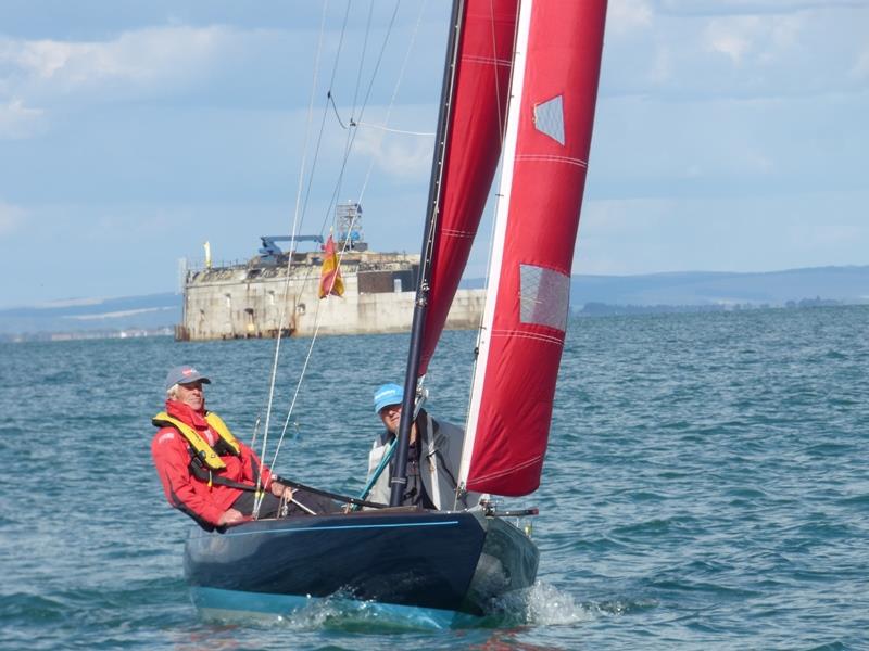 Bembridge late August / early September weekend keelboat racing photo copyright Mike Samuelson taken at Bembridge Sailing Club and featuring the Bembridge Redwing class