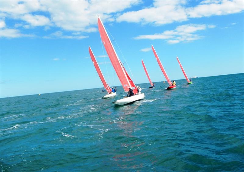 First races of the summer over the weekend for the Bembridge fleets photo copyright Mike Samuelson taken at Bembridge Sailing Club and featuring the Bembridge Redwing class
