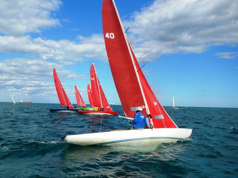 First races of the summer over the weekend for the Bembridge fleets photo copyright Mike Samuelson taken at Bembridge Sailing Club and featuring the Bembridge Redwing class