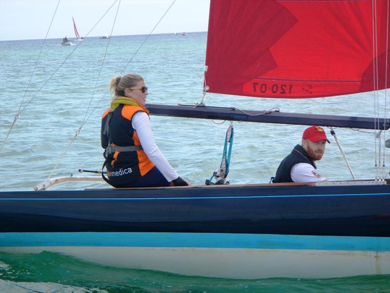 Zanen Trophy race at Bembridge photo copyright Mike Samuelson taken at Bembridge Sailing Club and featuring the Bembridge Redwing class