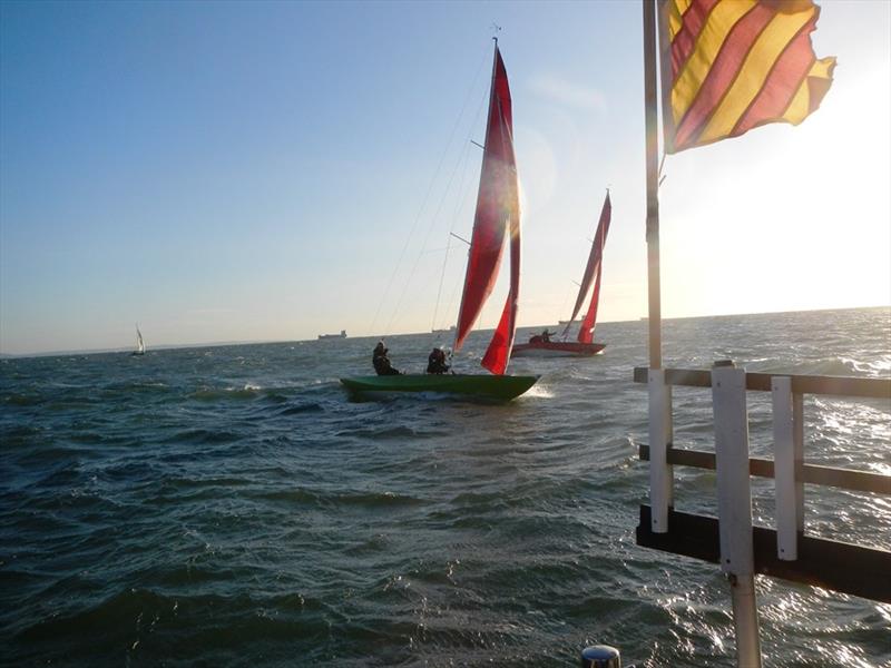 The final weekend of 2020 Bembridge Redwing and One-Design racing photo copyright Mike Samuelson taken at Bembridge Sailing Club and featuring the Bembridge Redwing class