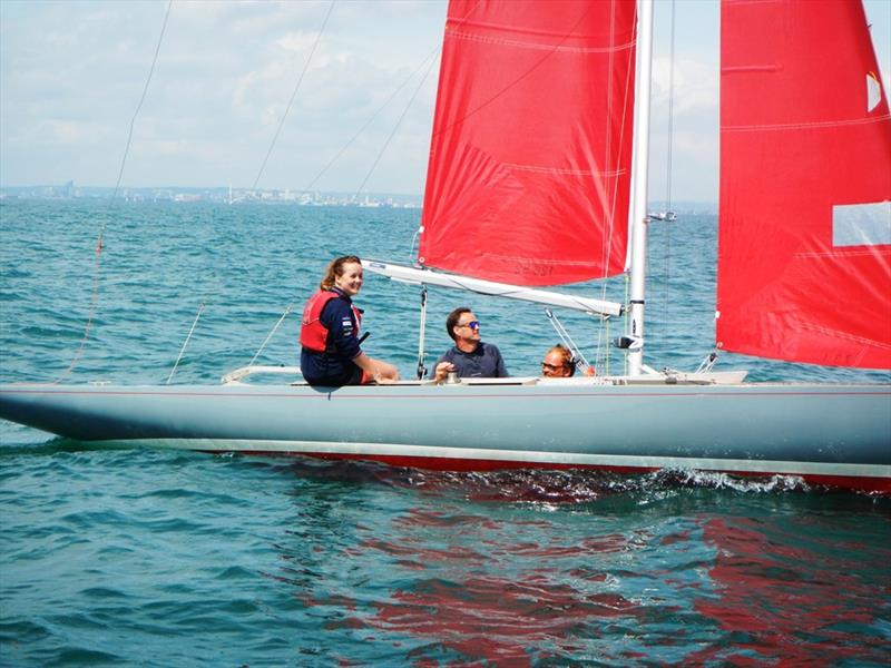 Bembridge Village Regatta - Arabella Wilson in Quail wins the Chetwood Cup - photo © Mike Samuelson