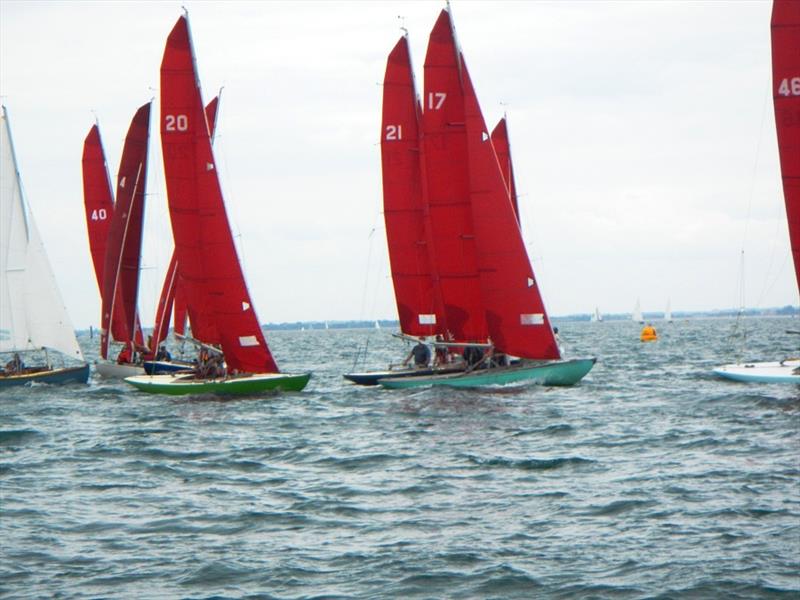 Bembridge late August keelboat racing photo copyright Mike Samuelson taken at Bembridge Sailing Club and featuring the Bembridge Redwing class