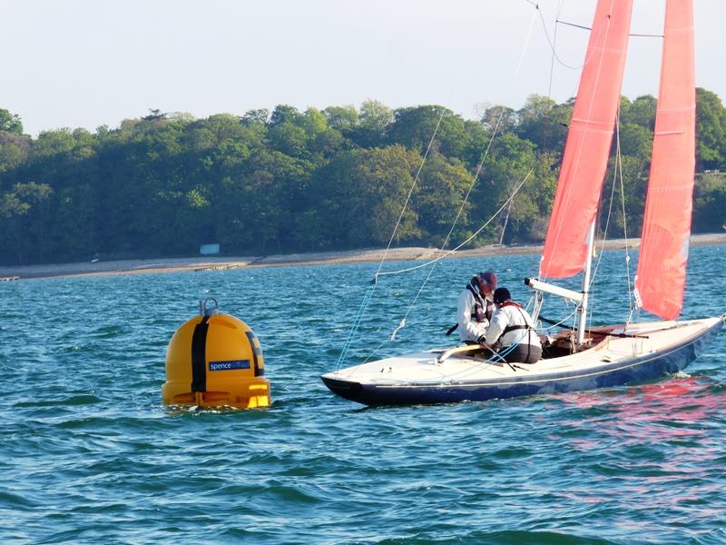 Racing on 10th May 2019 in the Solent photo copyright Mike Samuelson taken at Bembridge Sailing Club and featuring the Bembridge Redwing class