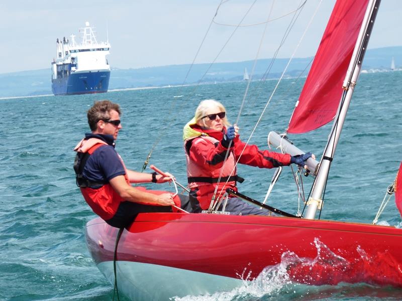 Day 3 of the Bembridge Redwing and One-Design racing weekend in late July 2019 photo copyright Mike Samuelson taken at Bembridge Sailing Club and featuring the Bembridge Redwing class